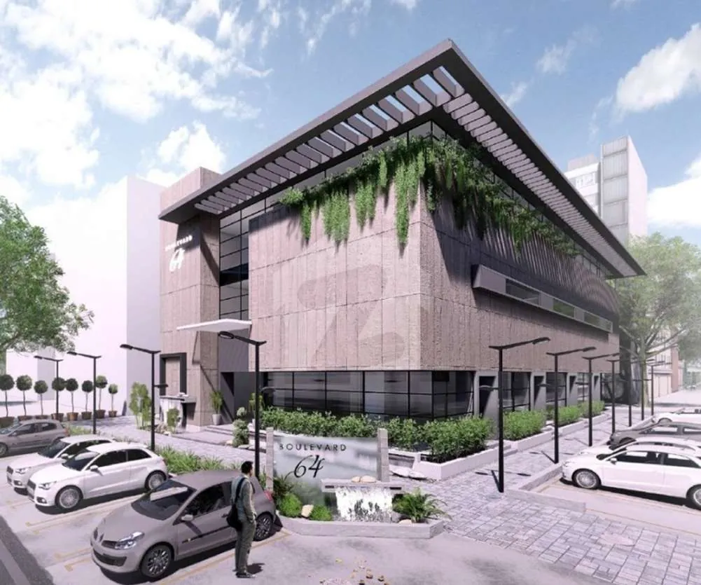 Design render of the Zameen.com building in Gulberg, Lahore