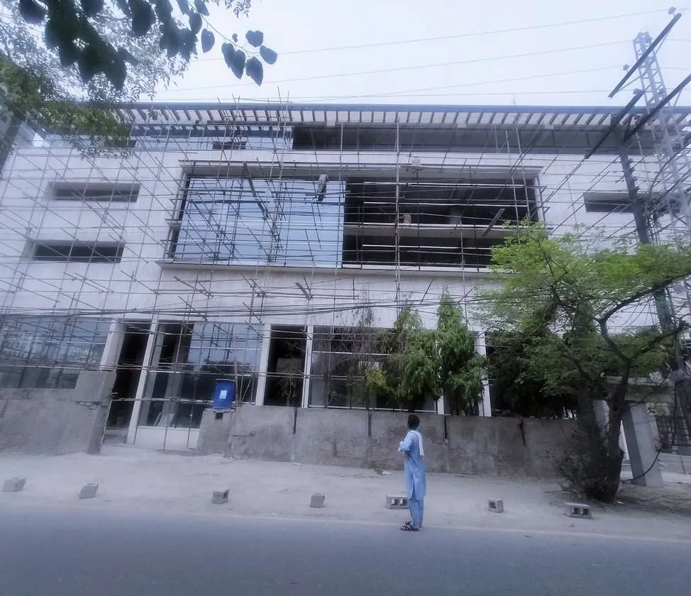 Zameen.com building under construction in Gulberg, Lahore